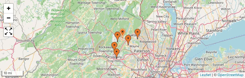 Related schools map