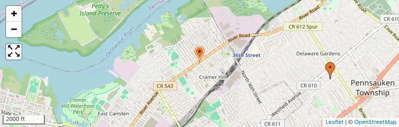 Related schools map