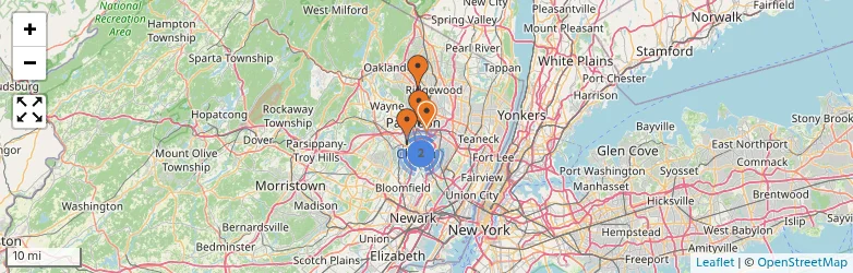 Related schools map