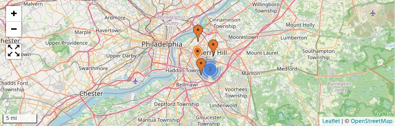 Related schools map