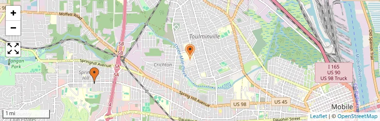 Related schools map