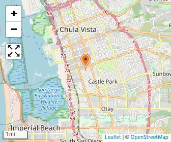 Map of Chula Vista Christian Elementary School