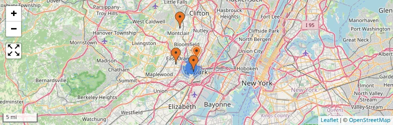 Related schools map