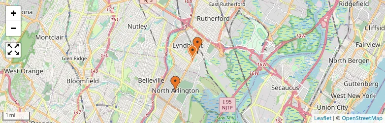 Related schools map