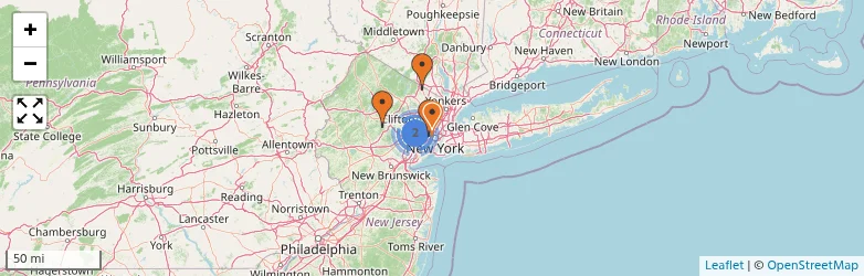 Related schools map