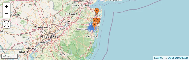 Related schools map