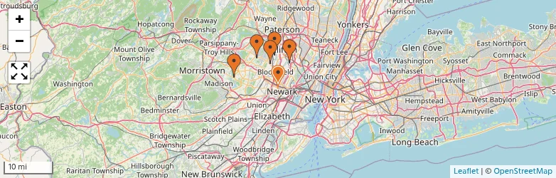 Related schools map