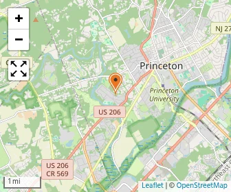 Map of The Hun School Of Princeton