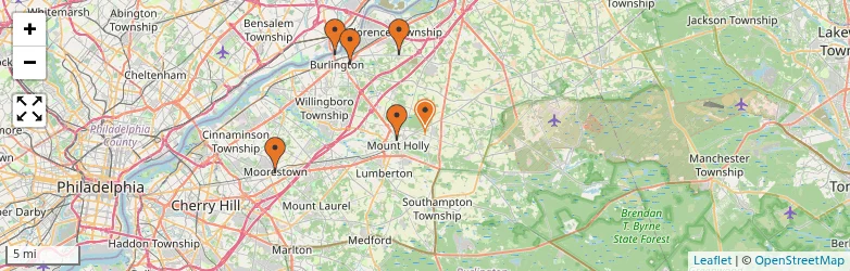 Related schools map