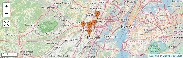 Related schools map