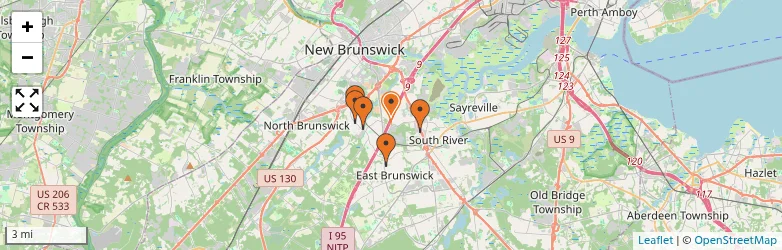 Related schools map
