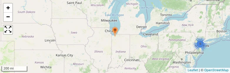 Related schools map