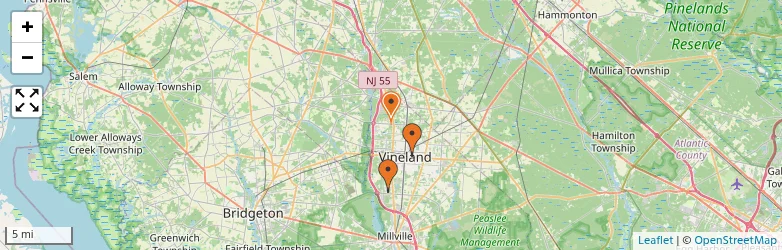 Related schools map