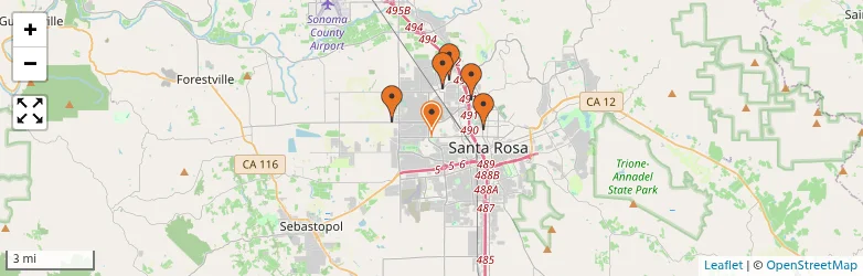Related schools map