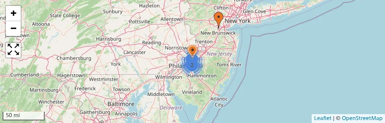 Related schools map