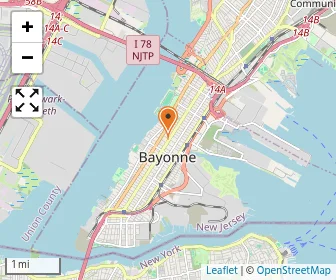 Map of Yeshiva Gedolah Of Bayonne
