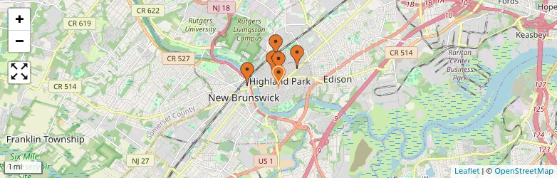 Related schools map
