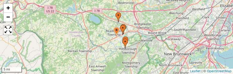 Related schools map