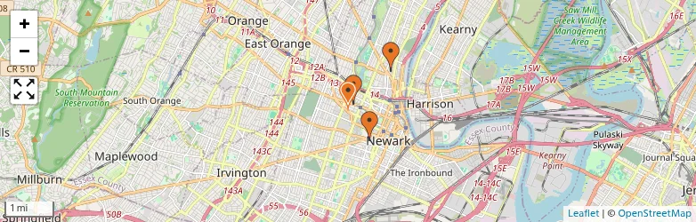 Related schools map