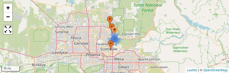 Related schools map