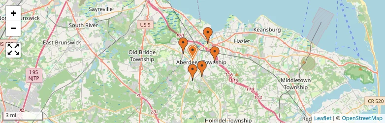 Related schools map