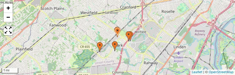 Related schools map