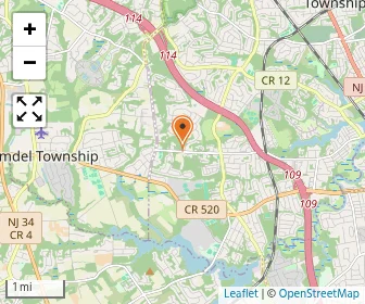 Map of The Lincroft Center For Children