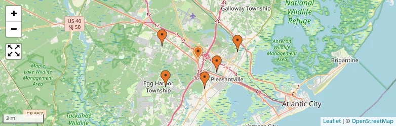 Related schools map