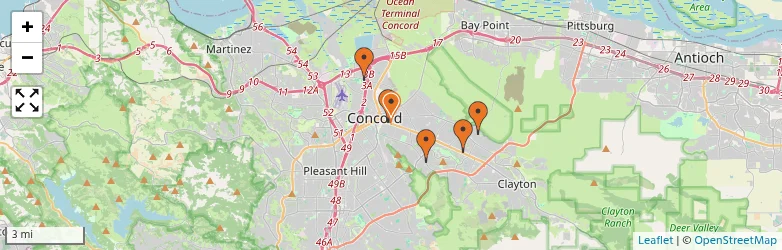 Related schools map