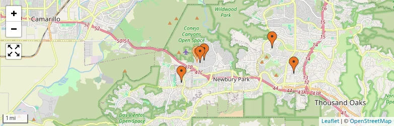 Related schools map