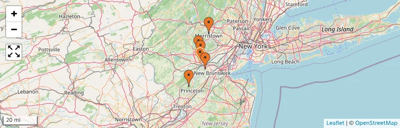 Related schools map