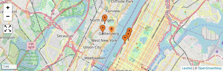 Related schools map