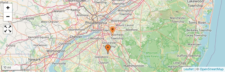 Related schools map