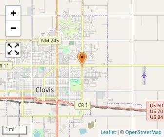 Map of Clovis Nazarene School