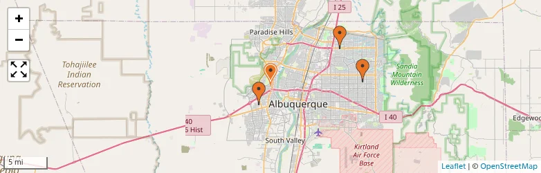 Related schools map