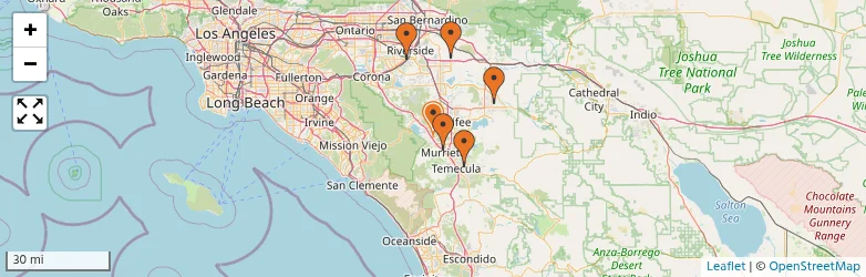 Related schools map