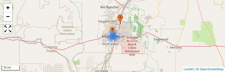Related schools map