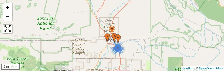 Related schools map