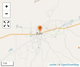 Map of Zuni Christian Mission School