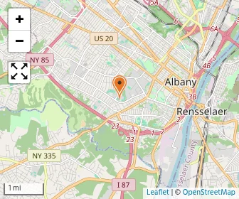 Map of Albany Academies