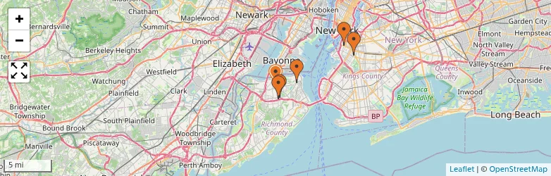 Related schools map