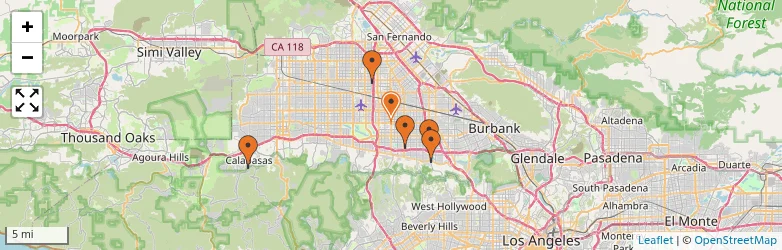 Related schools map