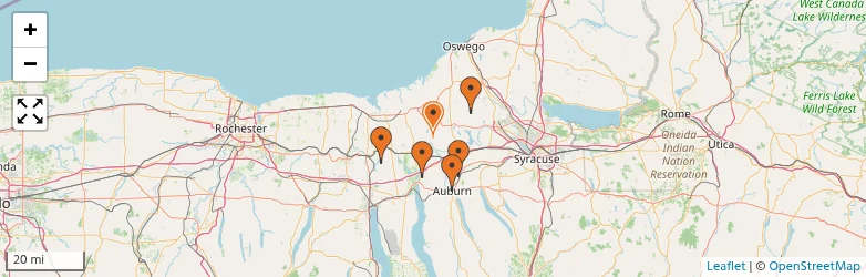 Related schools map