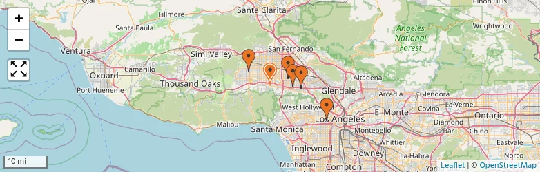 Related schools map