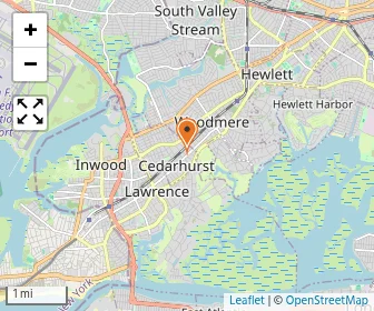 Map of Hebrew Academy Five Towns Rockaway High