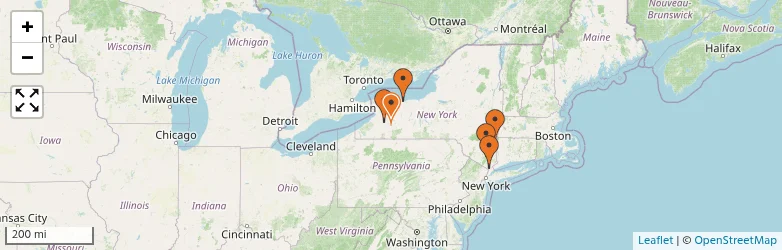 Related schools map