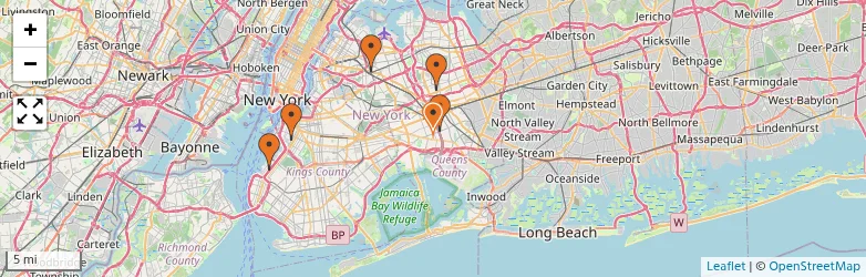 Related schools map