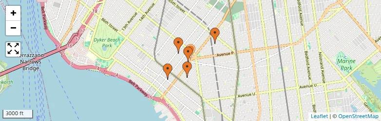 Related schools map