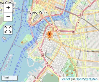 Map of Mary McDowell Friends School