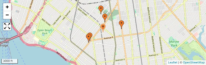 Related schools map